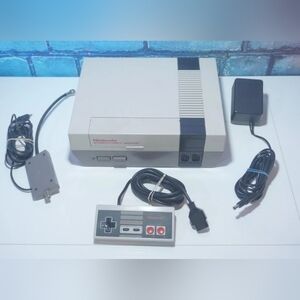 Nintendo Entertainment System NES Console with 1 Controller, RF Cable, & Power